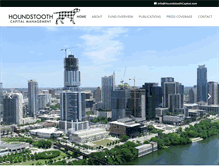 Tablet Screenshot of houndstoothcapital.com